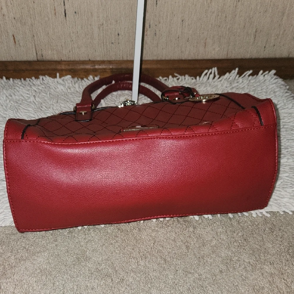 Christian Lacroix Red Quilted Handbag - Picture 8 of 9